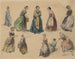 Études de costumes et de mouvements - Josef Eduard Teltscher van Elven — artwork view