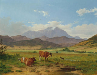 Landscape with Schneeberg - Josef Feid — artwork view