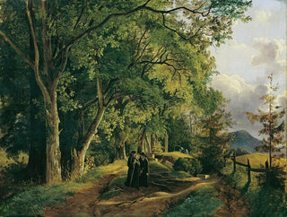 Path to the Mariahilfberg near Gutenstein - Josef Feid — artwork view