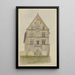 L'hôtel de ville de Karlstadt am Main - Josef Ferdinand Becker — framed artwork on a wall