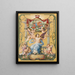 Album Splendor of the Vienna Court Theatre - Josef Fux — framed artwork on a wall
