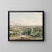 View of Vienna from Döbling - Josef Gerstmeyer — framed artwork on a wall