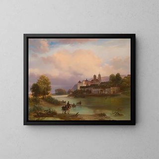Monastère de Klosterneuburg - Josef Gerstmeyer — framed artwork on a wall