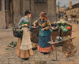 Scene at the Gem Stand - Josef Gisela — artwork view