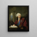 Portrait of Fryderyk Moszyński - Josef Grassi — framed artwork on a wall