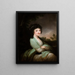 Portrait of Izabela Ogińska née Lasocka - Josef Grassi — framed artwork on a wall