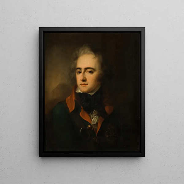 Portrait of Prince Joseph Poniatowski - Josef Grassi — framed artwork on a wall