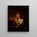 Portrait of a lady from the Skrzyński family - Josef Grassi — framed artwork on a wall
