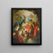 Glory of Saints Cosmas and Damian - Josef Haller — framed artwork on a wall