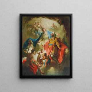 Josef Haller - Glorie Der Heiligen Cosmas Und Damian.webp