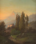 Sunset over the Tyrolean peaks - Josef Heilmaier — artwork view