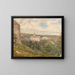 Château d'Eichhorn at twilight - Josef Höger — framed artwork on a wall