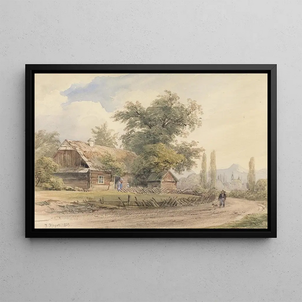 Motif de Paskau - Josef Höger — framed artwork on a wall