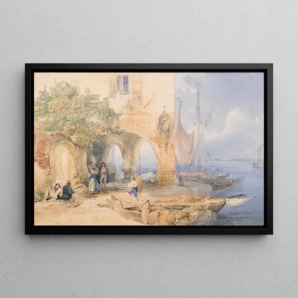 Venice - Josef Höger — framed artwork on a wall
