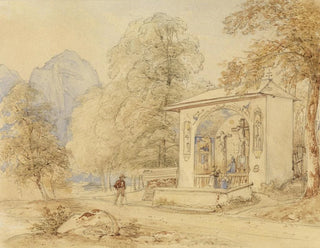 Pilgrim and Golgotha Chapel - Josef Höger — artwork view