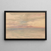 Sunset in the Gulf of Carthage - Josef Hoffmann — framed artwork on a wall