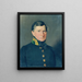 Portrait of a gentleman - Josef Huttary — framed artwork on a wall