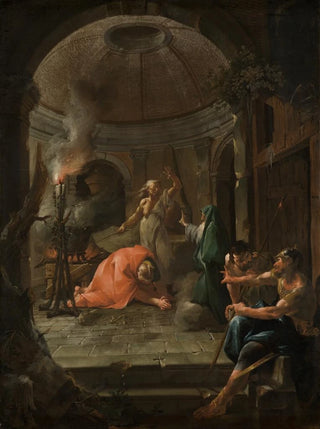 Josef Ignaz Mildorfer - Knig Saul und die Hexe von Endor.webp