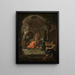 King Saul and the Witch of Endor - Josef Ignaz Mildorfer — framed artwork on a wall