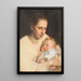 Mother and Child - Josef Jungwirth — framed artwork on a wall