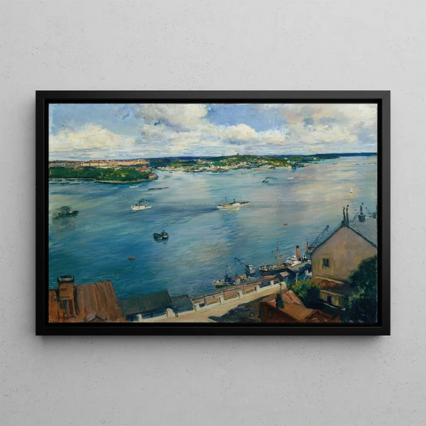 Stockholm - Josef Jungwirth — framed artwork on a wall