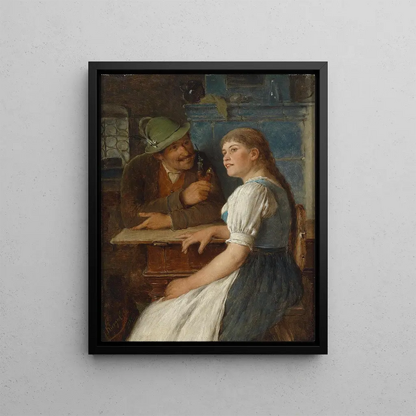 Bad Joke - Josef Kinzel — framed artwork on a wall