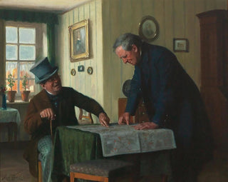 Important Reunion Painting - Josef Kinzel — artwork view