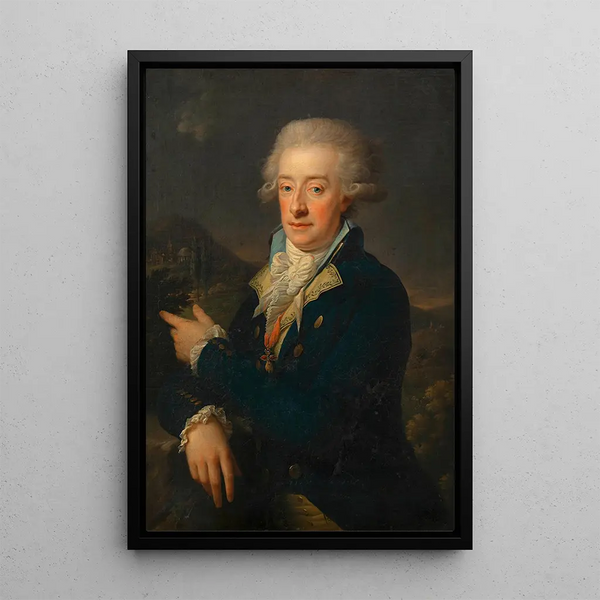 Alois I Joseph prince of Liechtenstein 1759-1805 - Josef Kreutzinger — framed artwork on a wall