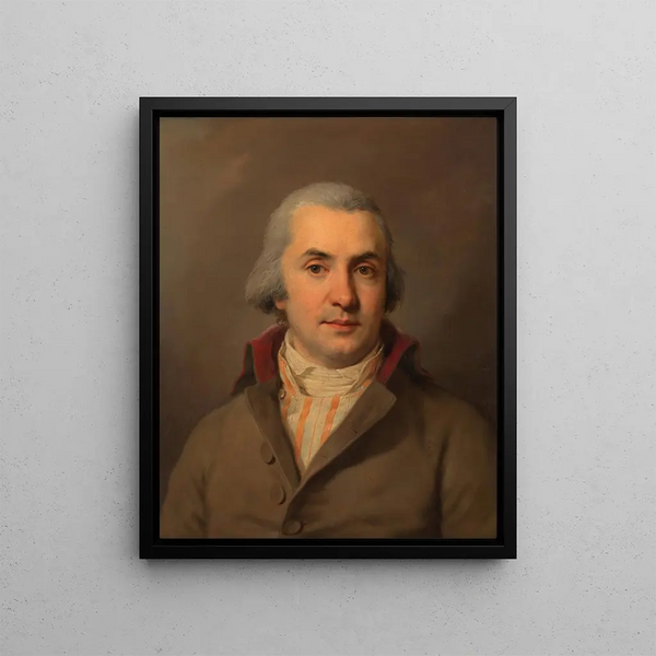 Monsieur inconnu - Josef Kreutzinger — framed artwork on a wall