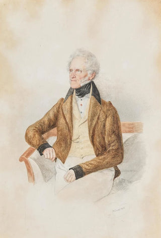 Portrait of Count Dietrichstein - Josef Kriehuber — artwork view