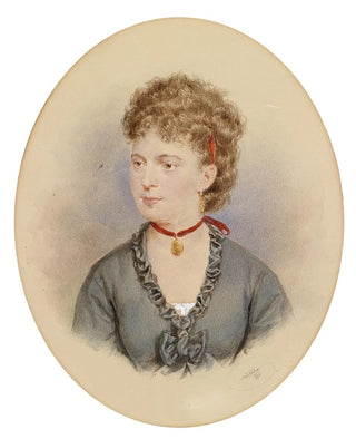 Josef Kriehuber - Bildnis einer jungen Frau.webp