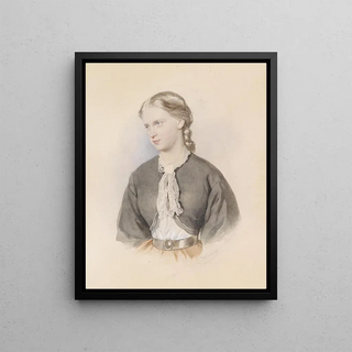 Josef Kriehuber - Bildnis eines blonden Mdchens.webp