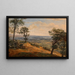 View of the Danube - Josef Kuwasseg — framed artwork on a wall