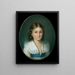 The artist's child's father - Josef Lambert Denk — framed artwork on a wall