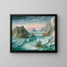 Expedition allemande au pôle Nord vers le Groenland 1869 - Josef Langl — framed artwork on a wall