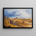 Rome view from the Via Appia - Josef Langl — framed artwork on a wall