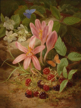 Josef Lauer - Herbstblume mit Brombeeren.webp