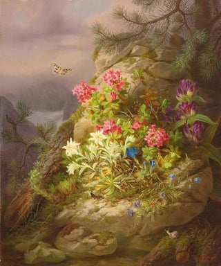 Josef Lauer - Still life with snail.webp