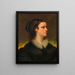 Charlotte Wolter in the role of Mary Stuart - Josef Matthias Aigner — framed artwork on a wall