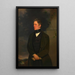 Franz Grillparzer Writer - Josef Matthias Aigner — framed artwork on a wall