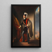 Self-portrait commanding the Academic Legion - Josef Matthias Aigner — framed artwork on a wall
