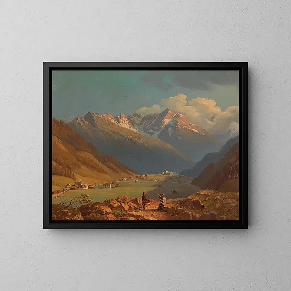 Bachstein près de Bad Gastein - Josef Mayr — framed artwork on a wall