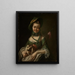 Portrait of Friedericke Sophie Hennig - Josef Melling — framed artwork on a wall