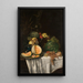 Still life with fruits - Josef Neugebauer — framed artwork on a wall