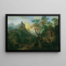 Mountain Landscape Painting - Josef Orient — framed artwork on a wall