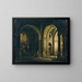 Farewell of Julius Sabinus to his family in prison - Josef Platzer — framed artwork on a wall