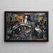 The port - Josef Presser — framed artwork on a wall