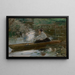 Lady in a Boat - Josef Schusser — framed artwork on a wall