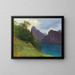 Partie entre Ebensee et Traunkirchen avec vue sur le Traunstein - Josef Schwemminger — framed artwork on a wall