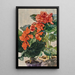Orange Begonias Painting - Josef Stoitzner — framed artwork on a wall
